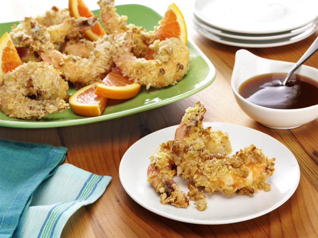 Karo Foodservice - Walnut Shrimp Poppers with Citrus Sauce